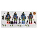 NECA TMNT Teenage Mutant Ninja Turtles Musical Mutagen Tour 4-pack box package inner bubble
