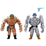 NECA TMNT Teenage Mutant Ninja Turtles General Traag Granitor Rock Solider 2-pack action figure toys