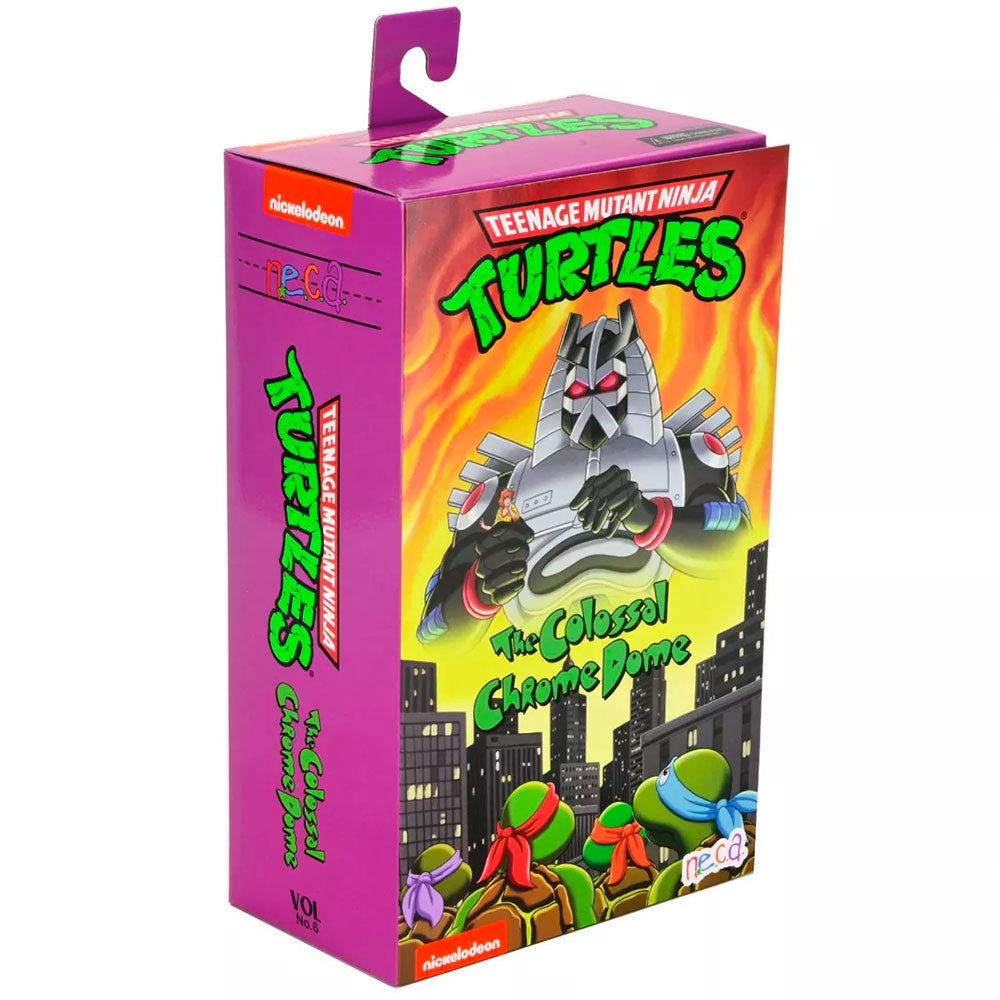 NECA Teenage Mutant Ninja Turtles Cartoon Colossal Chrome Dome Toy