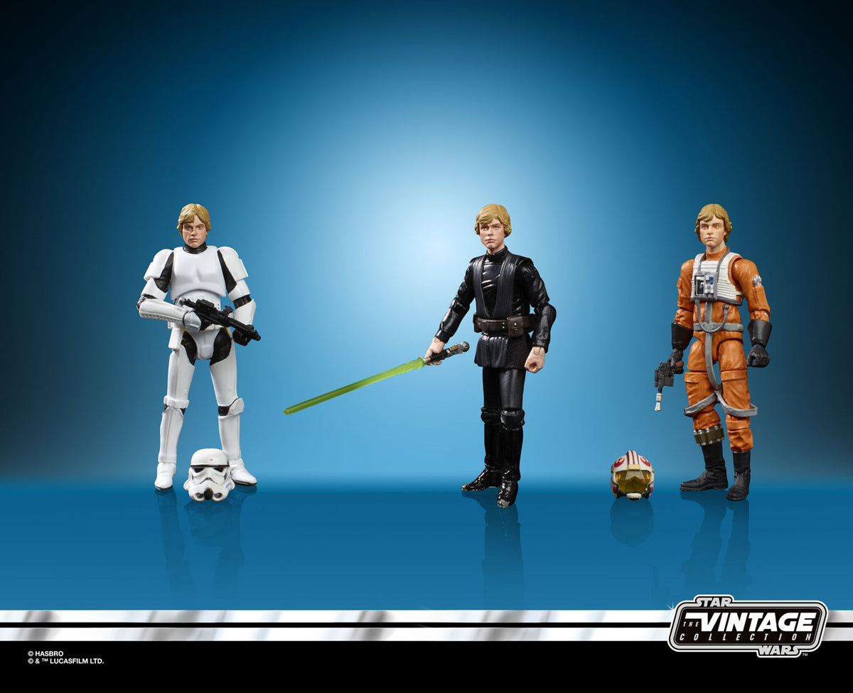 Star Wars The Vintage Collection Luke Skywalker Jedi Destiny Set