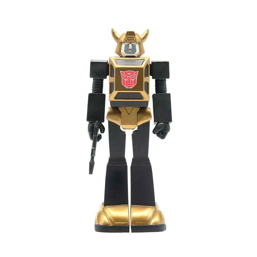 Super 7 Transformers G1 Gold Armor Bumblebee - ReAction Figure Super 7 Transformers G1 Gold Armor Bumblebee - ReAction Figure
