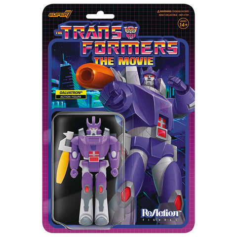 Super 7 Transformers The Movie Galvatron - ReAction Figure