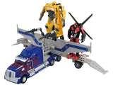 Transformers Movie Turbo Change TC-13 Battle Command Optimus Prime Commander Set with Drift and Bumblebee