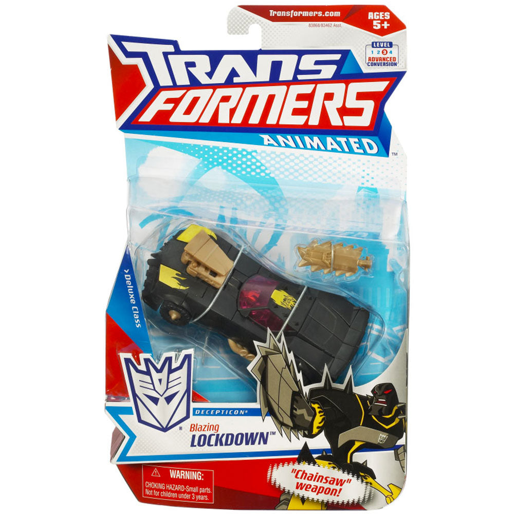 Transformers Animated Deluxe Decepticon Blazing Lockdown