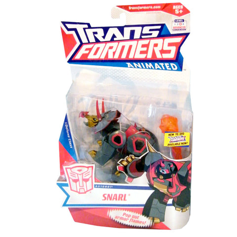 Transformers Animated Deluxe Snarl Slag Dinobot Package Front