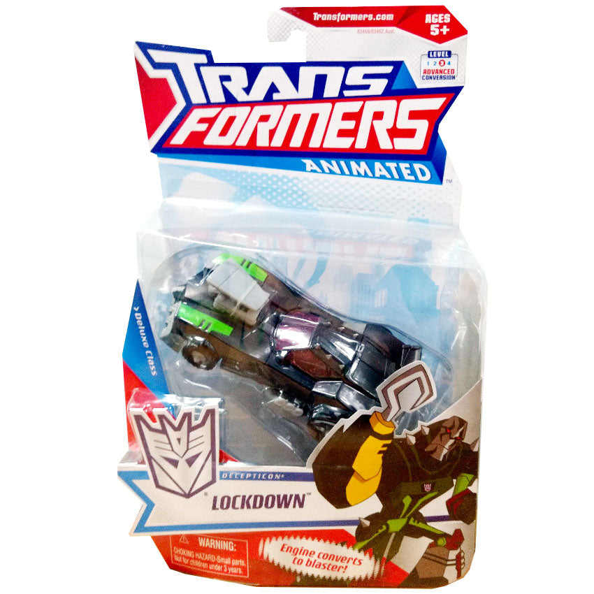 Transformers Animated Deluxe Decepticon Lockdown Action