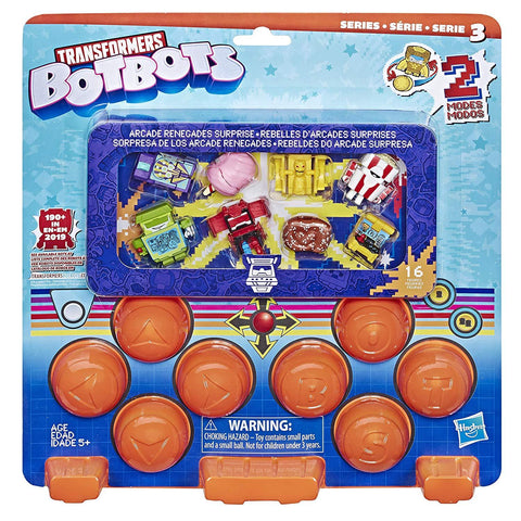 Transformers Botbots Series 3 Arcade Renegades #6 full set Package Box
