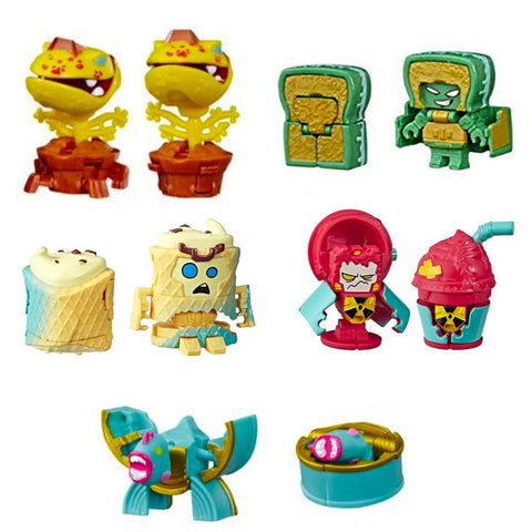 Transformers Botbots Series 3 Spoiled Rottens Complete Set of 5 toys