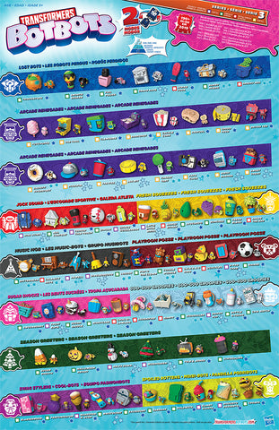 Transformers Botbots Series 3 Complete set of 72 100% Toys