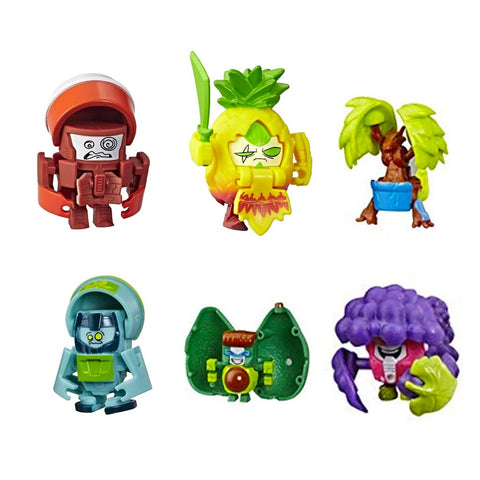 Transformers Botbots Series 3 Fresh Squeezes Complete Full set of 6 Robot Toys