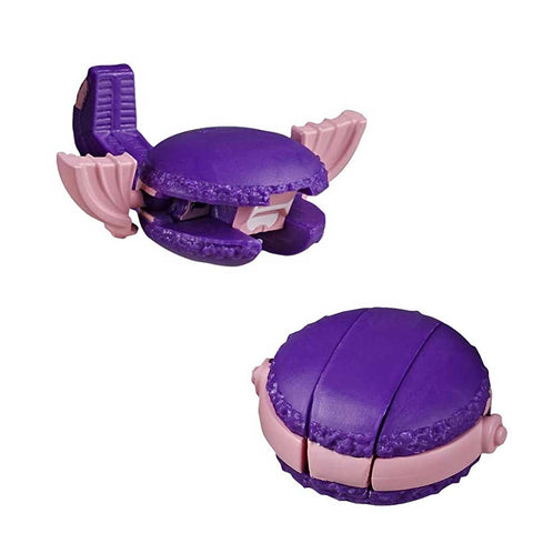 Transformers Botbots Series 4 Sugar Shocks Fancy Flutter Purple Macaroon Toy