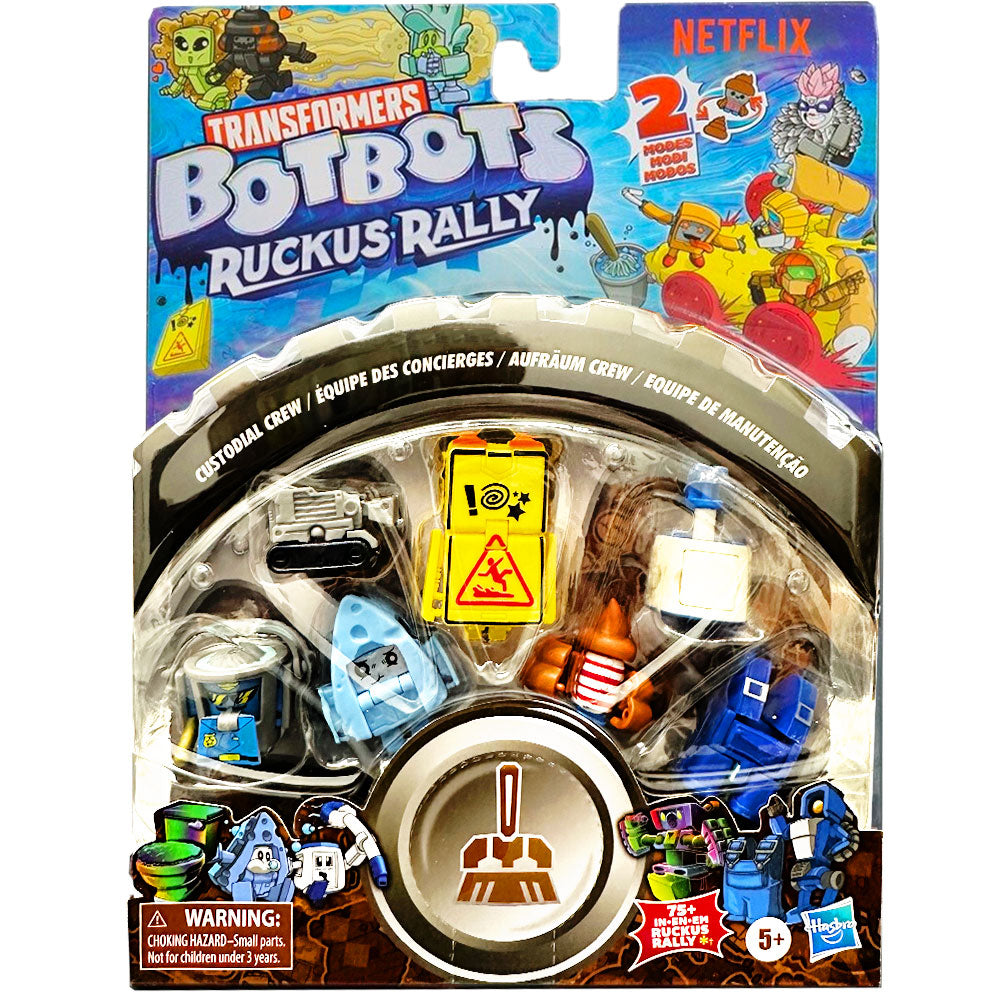 Transformers Botbots Series 6 Ruckus Rally Custodial Crew - 8-pack #1