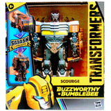 Transformers Buzzworthy Bumblebee Movie Rise of the Beasts ROTB Scourge smash changer box package front digibash