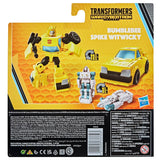 Transformers War for Cybertron Trilogy Buzzworthy Bumblebee spike witwicky target exclusive 2-pack box package back