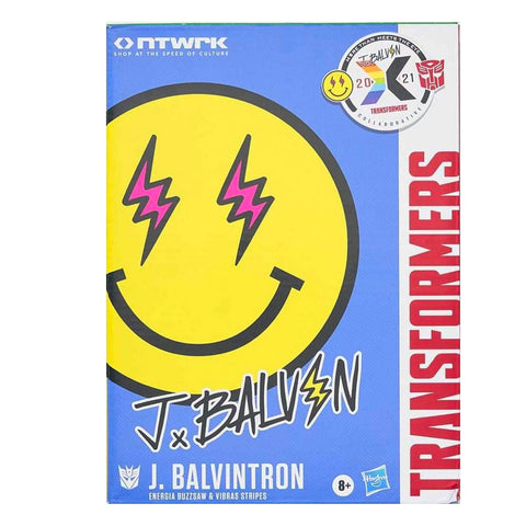 Transformers Generations Collaborative: J. Balvin J Balvintron Vibra Stripes Energia Buzzsaw - 3-Pack