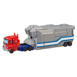 Transformers Cyberverse Warrior Class Optimus Prime Battle Base Trailer giftset Truck mode