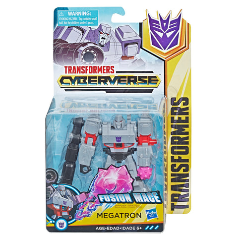 Transformers Cyberverse Warrior Class Fusion Mace Megatron Box Packaging