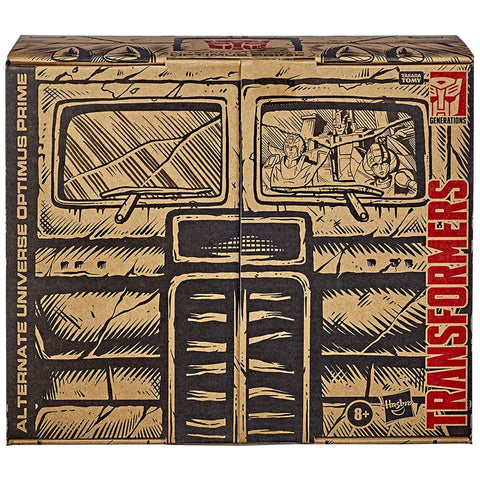 Transformers Alternate Universe Optimus Prime amazon 2020 Dead Sleep mode Box package front