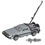 Transformers Generations Collaborative Back to the Future Crossover Deluxe Gigawatt Car Delorean Toy sample clear windshield