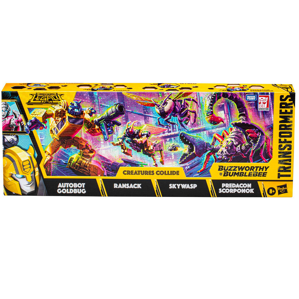 Transformers Buzzworthy Creatures Collide Giftset Goldbug Ransack