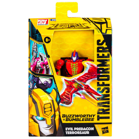 Transformers Generations Legacy Buzzworthy Bumblebee Evil Predacon Terrorsaur deluxe Target Exclusive box package front