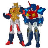 Transformers Generations Legacy Evolution Metalhawk Voyager character art pixels