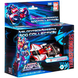 Transformers Generations Legacy Velocitron Speedia 500 Collection Cybertron Universe Override Voyager Nitro Convoy Walmart Exclusive box package front angle