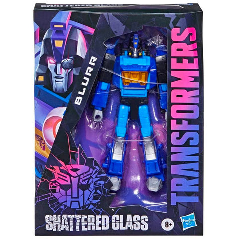 Transformers Generations Shattered Glass Collection Blurr deluxe box package front