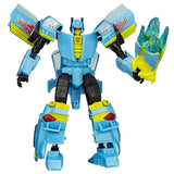 Transformers Generations Thrilling 30 Deluxe Nightbeat Robot Toy Front Hasbro USA