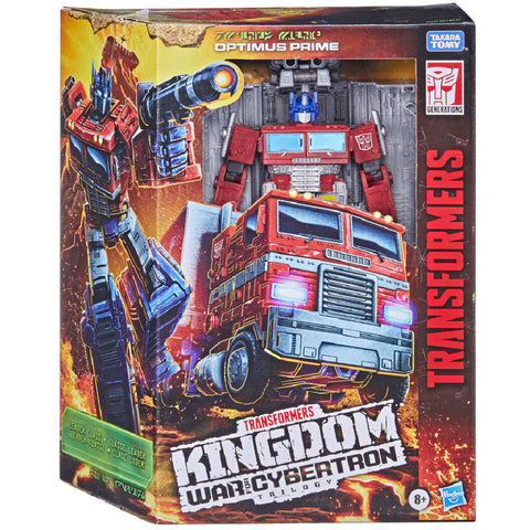 Transformers War for Cybertron Kingdom WFC-K11 Leader Optimus Prime box package front