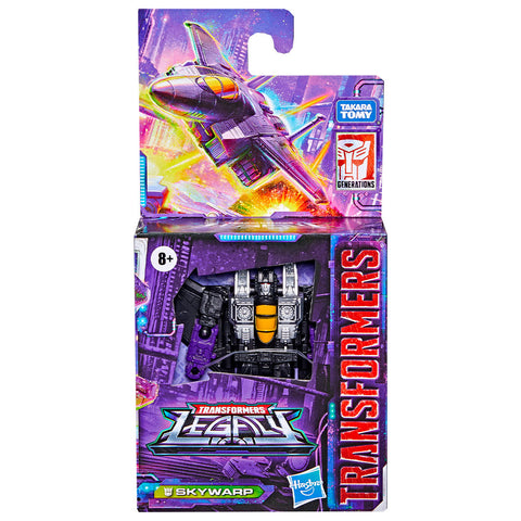 Transformers Legacy Core Skywarp Box package front