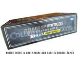 Transformers Masterpiece MP-10A Convoy Bape Ver Green Package Bottom Authentic side box