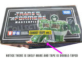 Transformers Masterpiece MP-10A Convoy Bape Ver Green Box Package Top Authentic