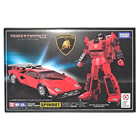 Transformers Masterpiece MP-39+ Spinout Red Diaclone Japan TakaraTomy box package front