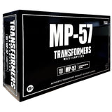 Transformers Masterpiece MP-57 Skyfire Hasbro USA black sleeve box package front angle