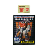 Transformers Masterpiece MP-12 Lambor Reissue Expo 2014 Diaclone Japan TakaraTomy paperwork decal