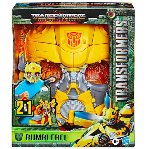 Transformers Movie rise of the beasts ROTB bumblebee 2-in-1-transforming face mask box package front