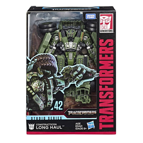 Transformers Movie Studio Series 42 Voyager ROTF Constructicon Long Haul Box Packaging