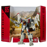 Transformers Movie Studio Series 65 Blitzwing Voyager Robot Toy Display Scene unpainted head