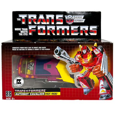 Transformers Pink Prototype G1 hot Rod custom part swap collecticon toys box package front pfcon exclusive
