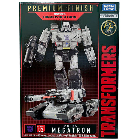 Transformers Premium Finish PF WFC-02 Megatron Voyager Siege Japan TakaraTomy box package front