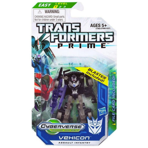 Transformers Prime Cyberverse Legion Series 2 002 Vehicon Assault Infantry Blaster Included Box Package Front