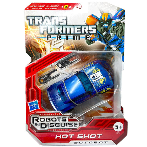 Transformers Prime Robots in Disguise 009 Hot Shot Deluxe box package short card UK front
