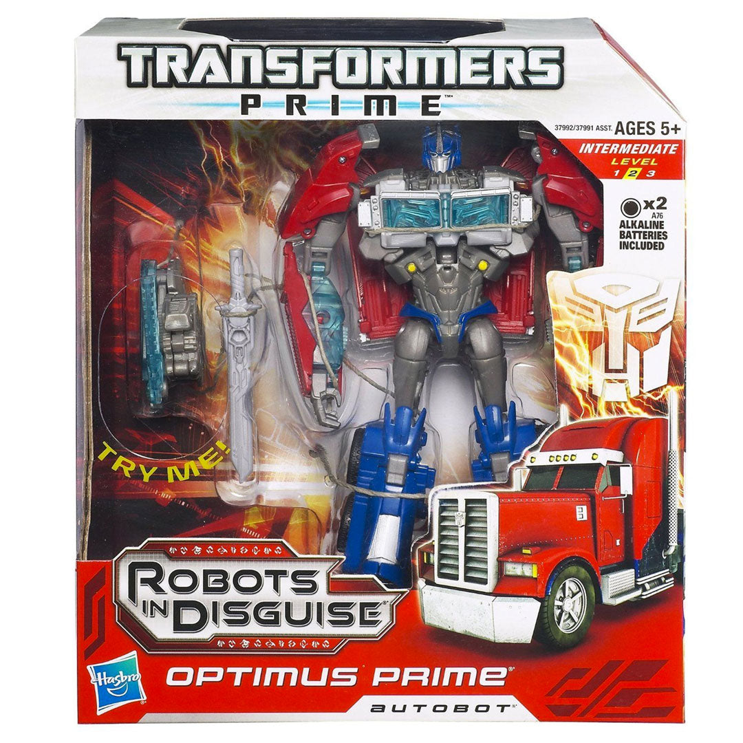 Buy Transformers Prime Robots In Disguise Voyager 001 Optimus 2012