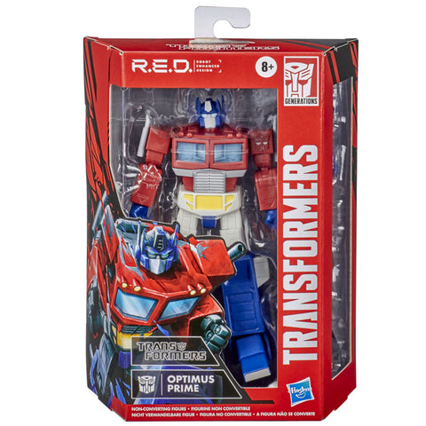 Transformers R.E.D. Series G1 Optimus Prime 6-inch box package front