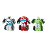 Playskool Heroes Transformers Rescue Bots Flip Racers Griffin Rock Stunt Team Boulder Quickshadow Heatwave Robot