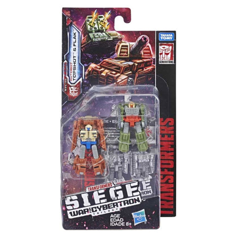 Transformers War For Cybertron Siege Autobot Topshot Flak Micromaster Battle Patrol Box