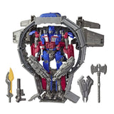 Transformers Movie Studio Series 44 Leader Class DOTM Optimus Prime Trailer weapons