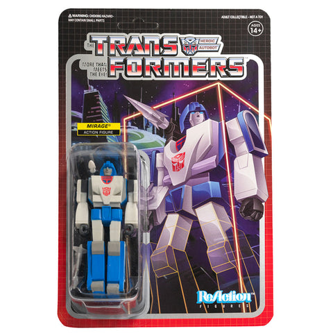 Super 7 Transformers G1 Mirage Reaction Box Package Front