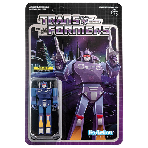 Super 7 Transformers G1 Rumble Reaction Box Package Front